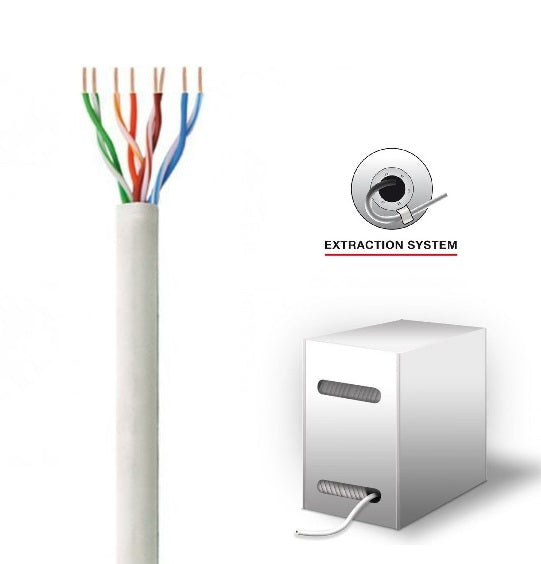 LAN-ETHERNET-NETZWERKKABEL ROLLE 100 METER M KAT 6E UTP RJ45 GLASFASER ROUTER ADSL