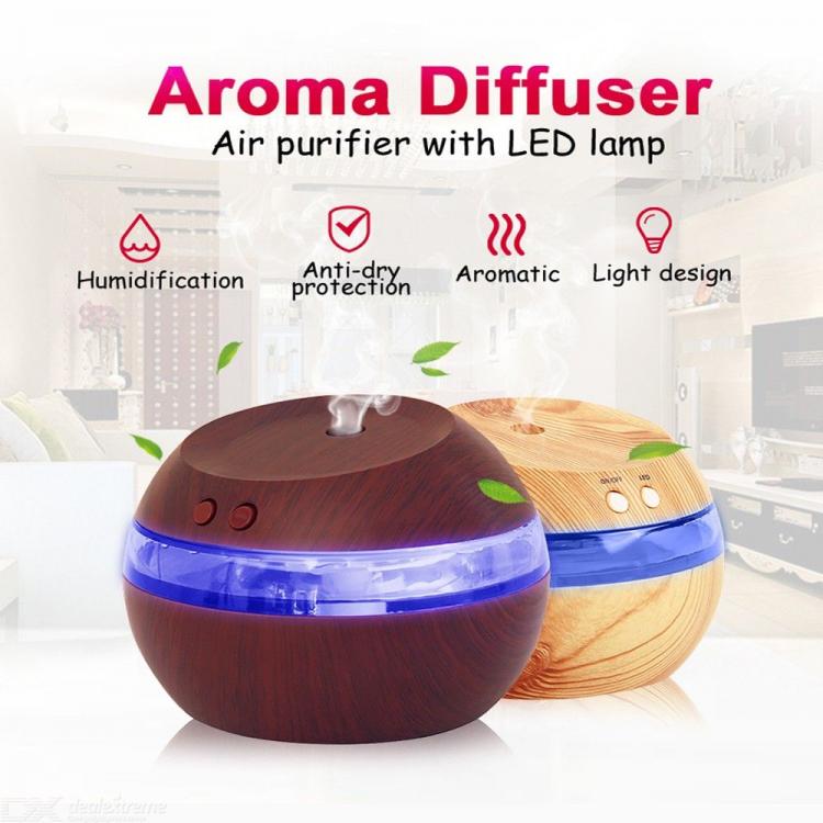 Mini Aroma Diffusor LED Ultraschall Luftbefeuchter ätherische Öle Luftreiniger