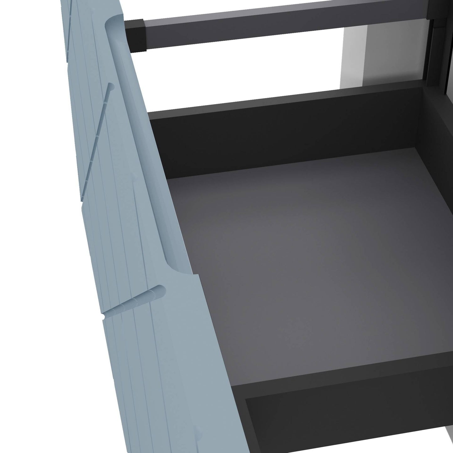 Mobile da bagno sospeso da 81cm colore blu