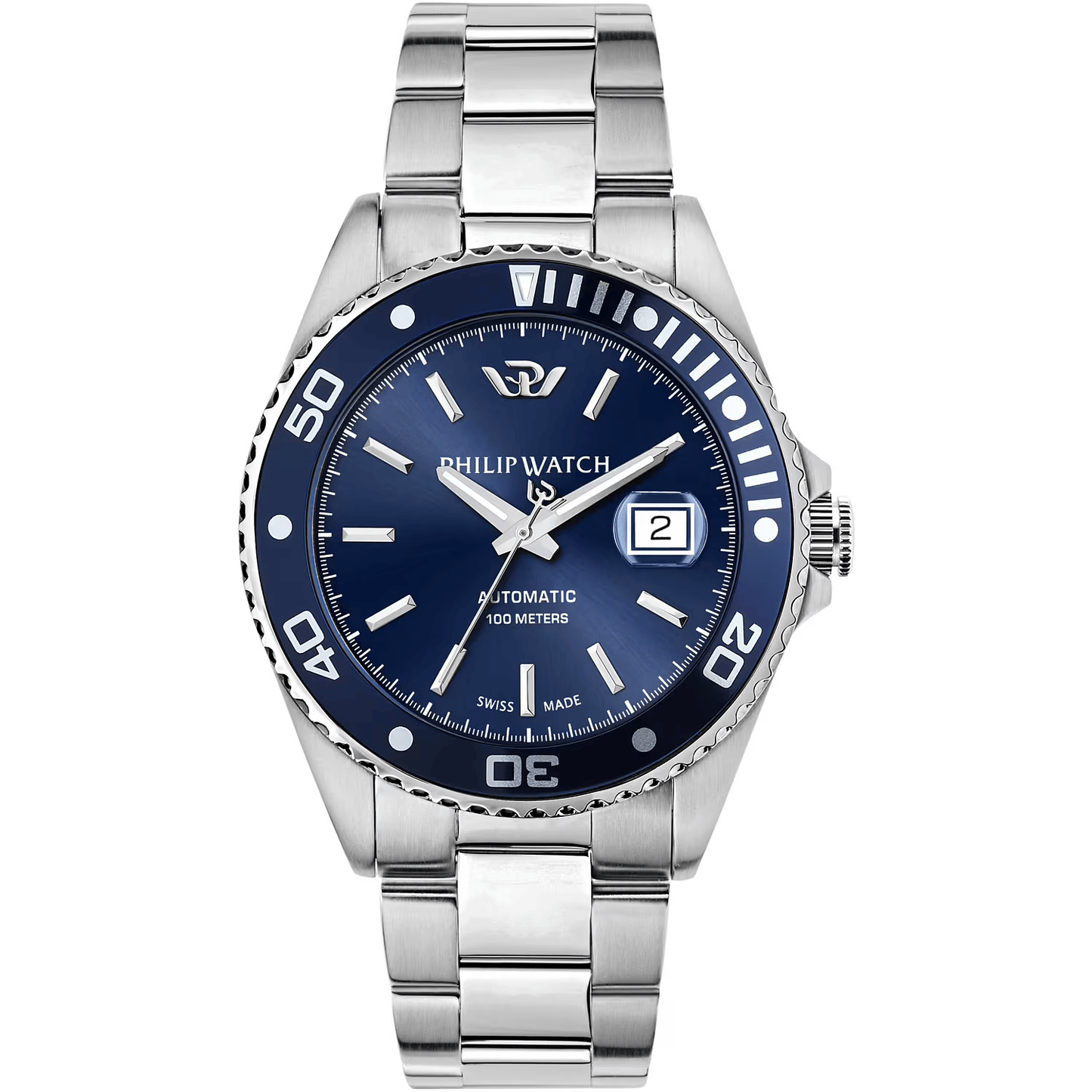Philip Watch Caribe Sport Automatico Blu R8223