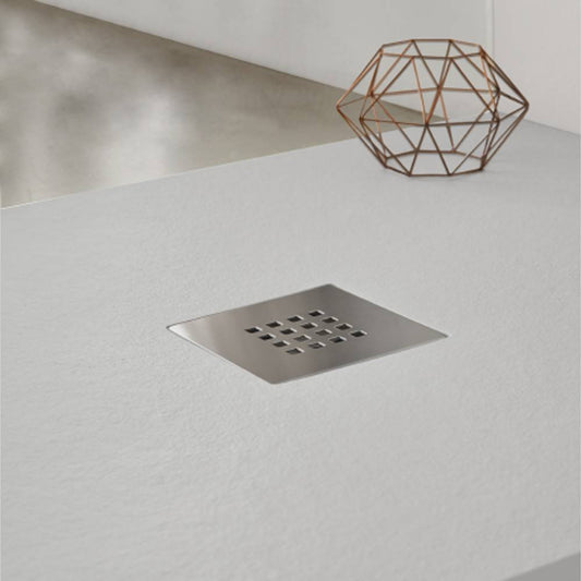 Piatto doccia effetto pietra 70x90 Cemento marmoresina pieno piletta inclusa
