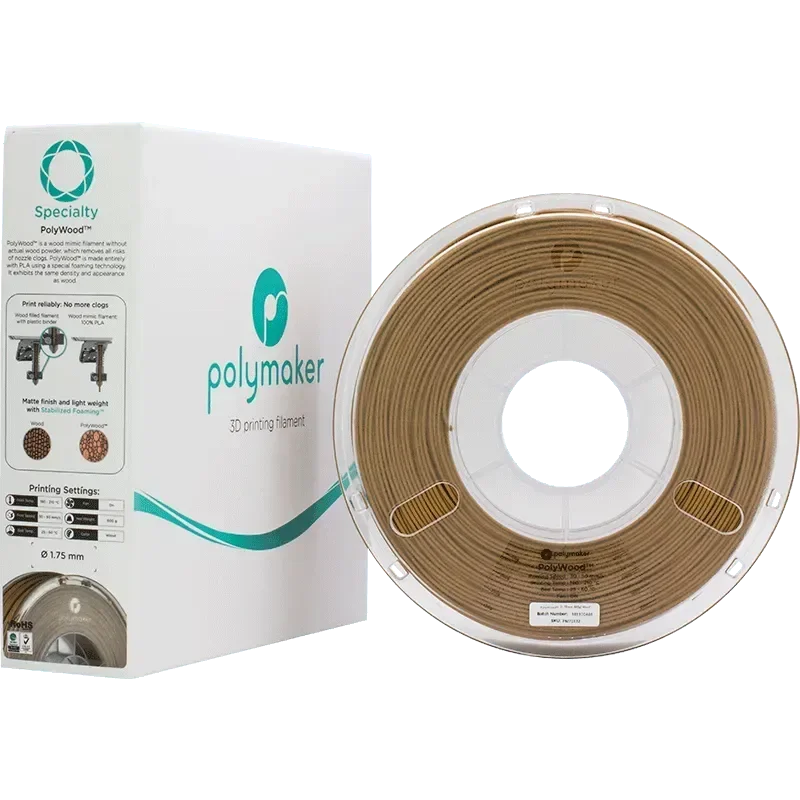 POLYMAKER POLYWOOD PLA 1.75mm/600g