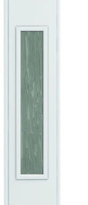 Porta a Soffietto da Interno 82x220 cm in PVC con vetro Niagara Mod. Extra Standard colore noce