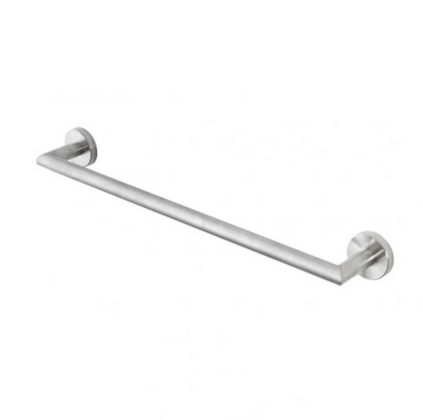 Porta asciugamani 50 cm in acciaio satinato, design moderno e resistente per il bagno - Linea City