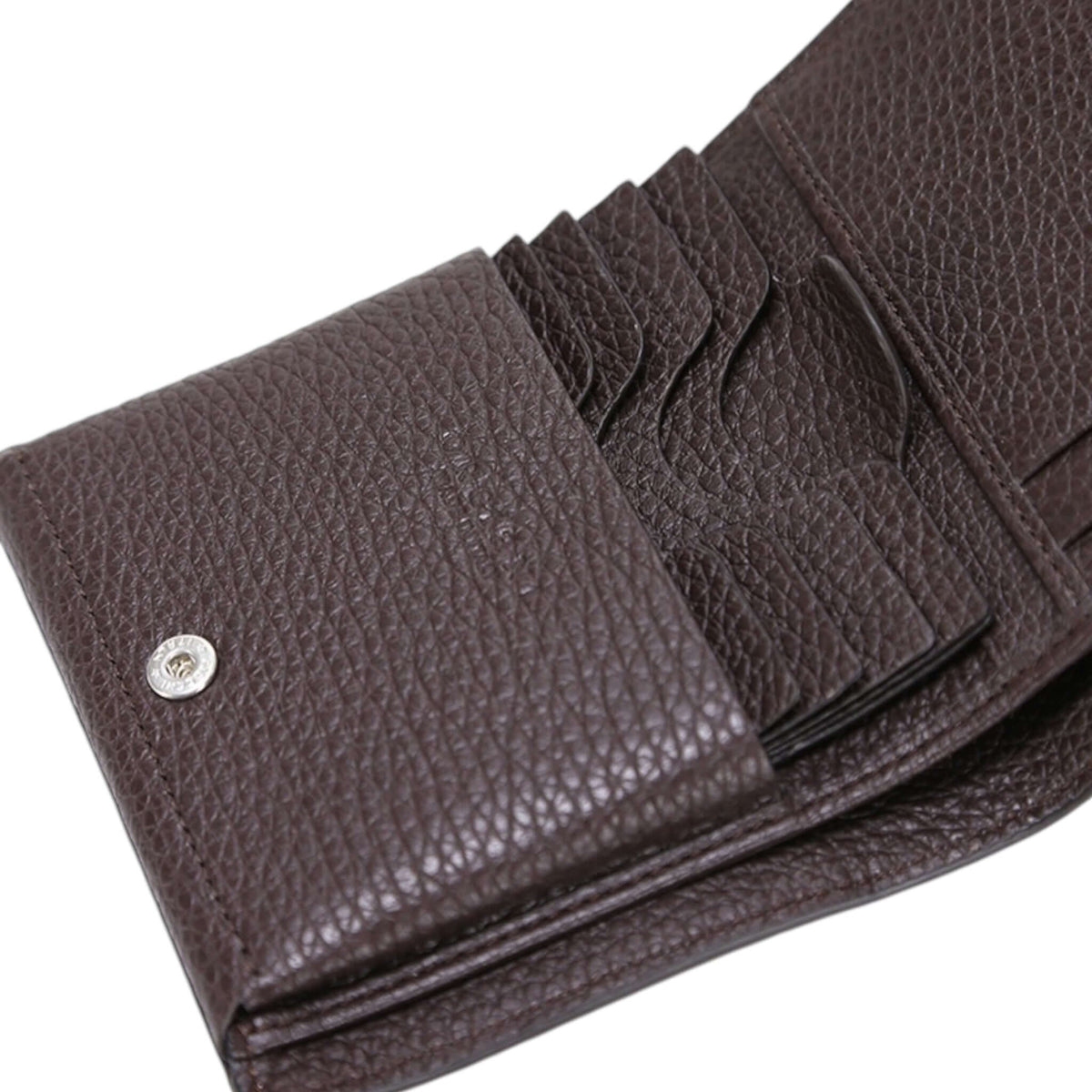 Micron Vertical Leather Wallet with Card Holder Gusset