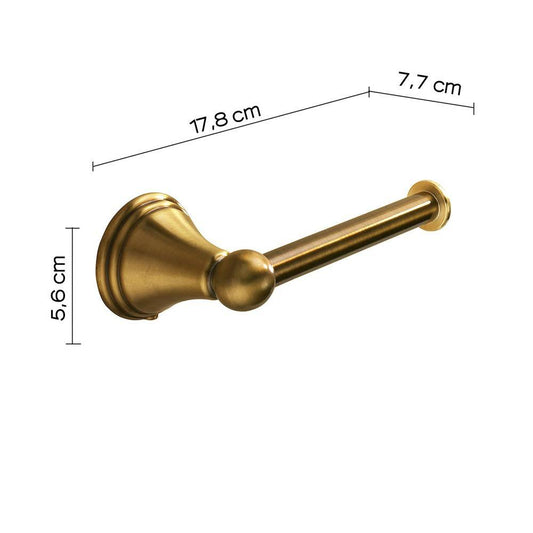 Portarotolo a muro Gedy serie Romance colore Bronzo