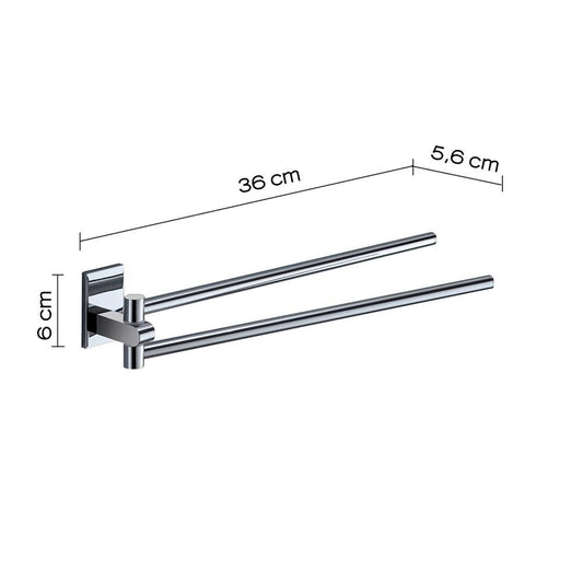Portasalviette GEDY linea Maine a snodo Cromato