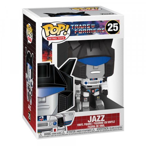 Funko Pop! Retro Toys Transformers – (25) Jazz Figur Vinyl 9cm Neu Roboter
