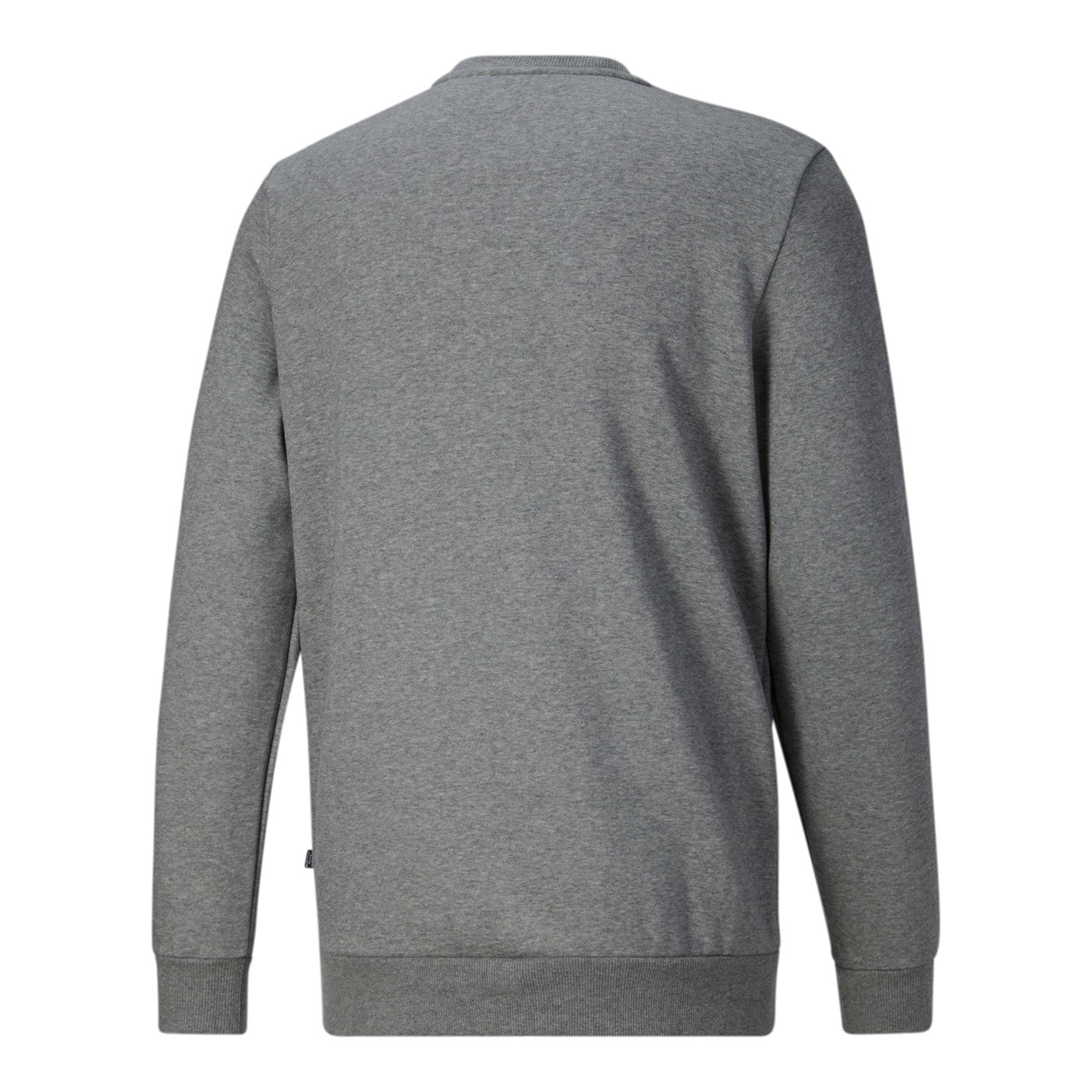 Puma Felpa girocollo con logo piccolo ESS+ Embroidery Logo Crew FL 589249 03 Medium Gray Heather