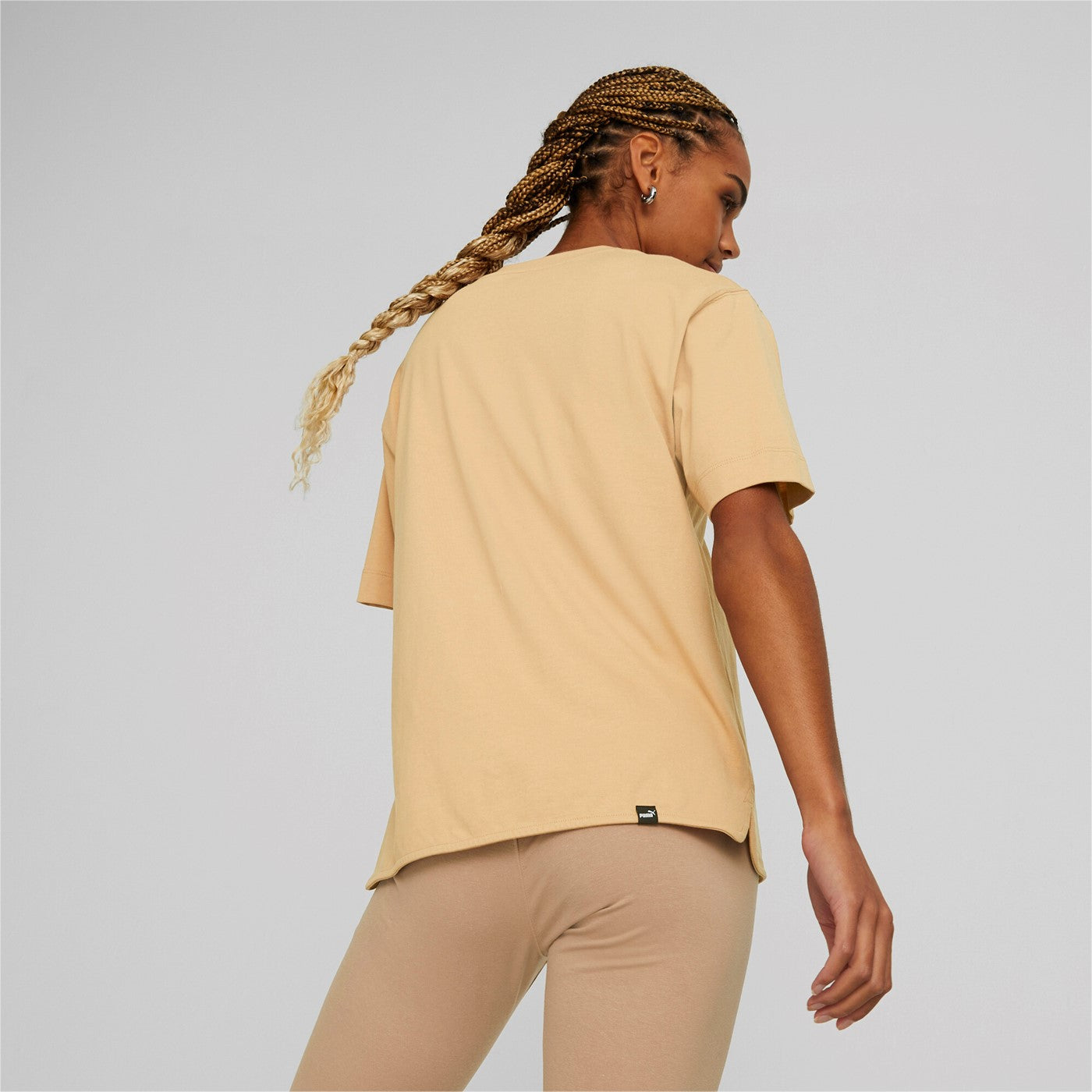 Puma T-shirt da donna manica corta Her Tee 673107-89 dusty tan