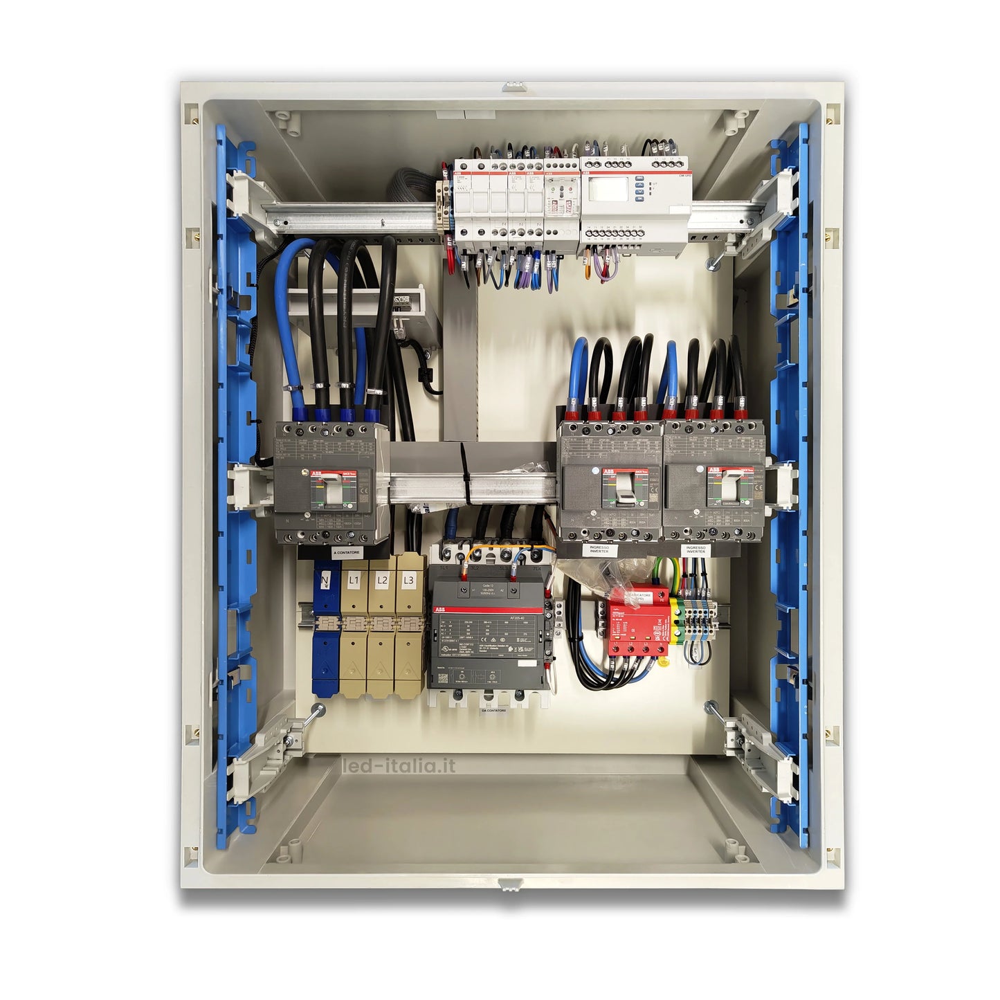 Quadro AC Trifase 100kW Doppio Inverter 160A IP66 V-TAC