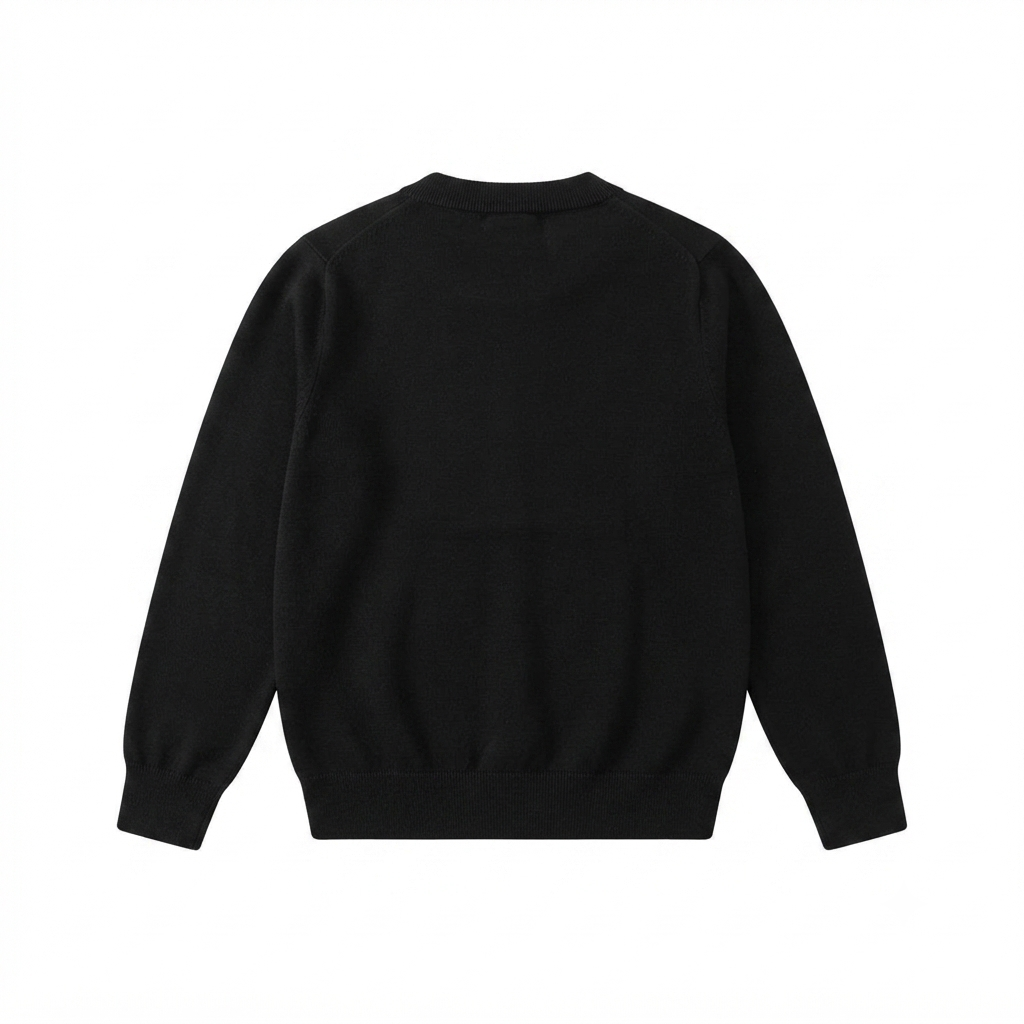 Calvin Klein Junior Maglia Monogram Regular LVCKTJF02BT Nera