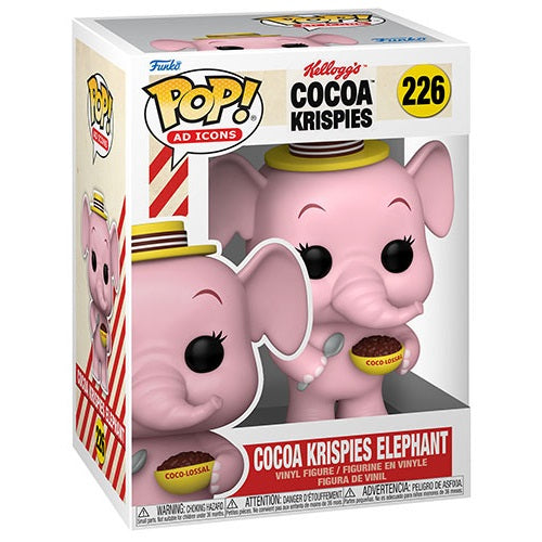 Funko Pop ! Ad Icons Kellog'S - (226) Cocoa Krispies Elephant Vinyl Figure 9Cm