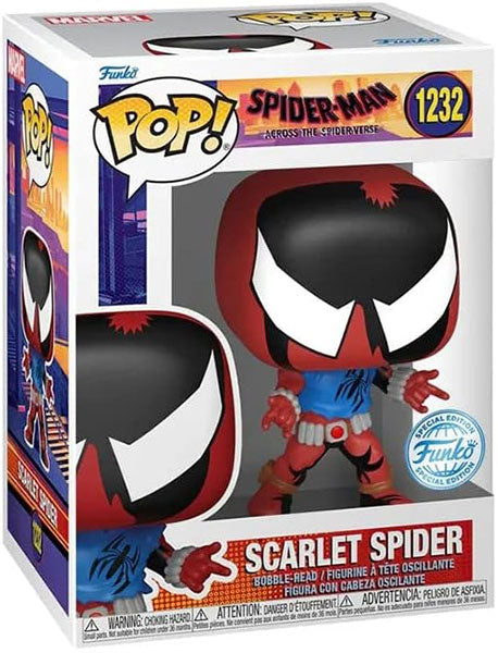 Funko Pop! Marvel Spider-Man Across The Spider-Verse - (1232) Scarlet Spider 9 cm