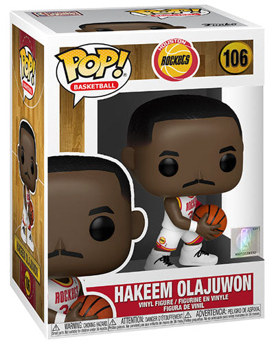 Funko Pop! NBA Legends – (106) Hakeem Olajuwon Rockets Home Figur Vinyl 9cm