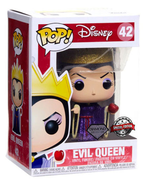 Funko Pop ! Animation Disney - (42) Evil Queen W/ Apple Special Diamond Glitter