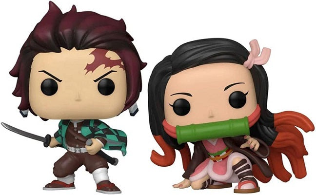 Funko Pop! Animation Demon Slayer – 2er Pack Tanjiro & Nezuko Special Edition Exm
