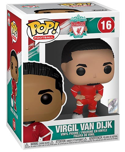 Funko Pop! Football Liverpool - (16) Virgil Van Dijk Figur 9cm Captain Kloop