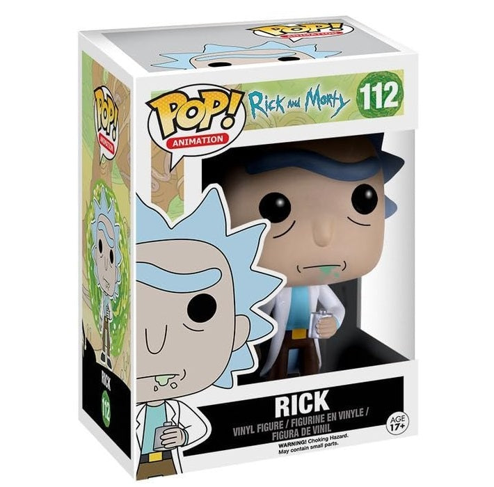 Funko Pop! Animation – Rick And Morty (112) Rick Wackelkopf-Figur 9cm