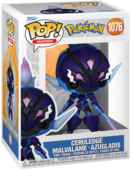 Funko Pop ! Games - Pokémon (1076) Ceruledge Vinyl Figure 9cm