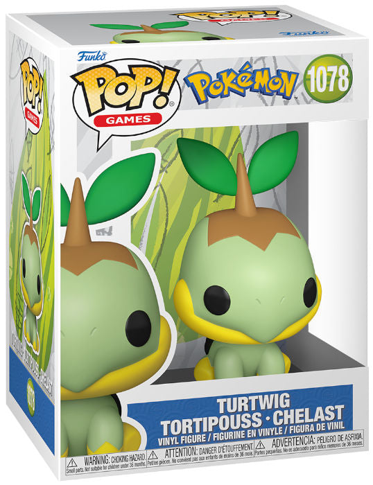 Funko Pop! Games - Pokémon (1078) Turtwig Vinyl Figure 9cm