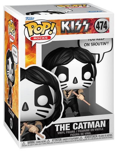Funko Pop! Rocks Kiss - (474) The Catman Rock & Roll All Nite Figur 9cm