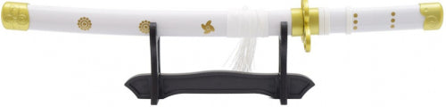 One Piece Katana Mini Bamboo Enma Roronoa Zoro Spada Da Collezione 42Cm Bianca