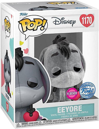 Funko Pop! Disney Winnie Puuh – (1170) I-Aah mit Herz (Beflockt) Special