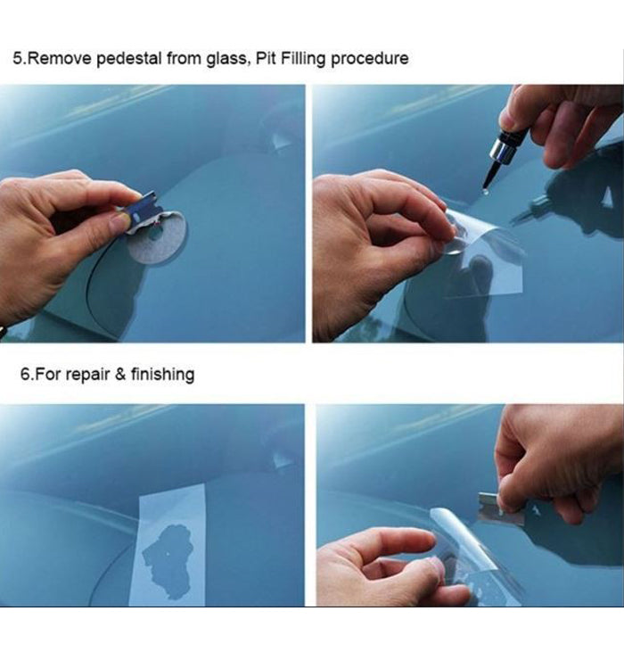 Reparatur-Set Glas Harz Scheibenreparatur Windschutzscheibe Auto LKW Wohnmobil DIY