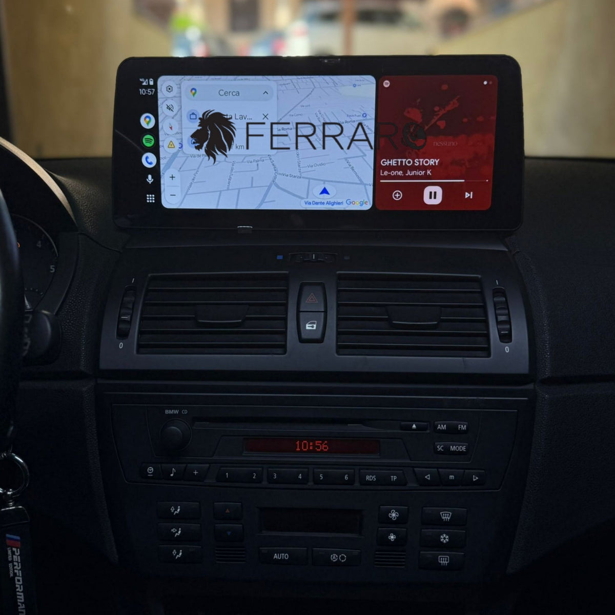 (PRENOTA) Autoradio per BMW X3 E83 12.3" (2003-2011) Android, Bluetooth, CarPlay, Android Auto, 4GB/8GB Ram