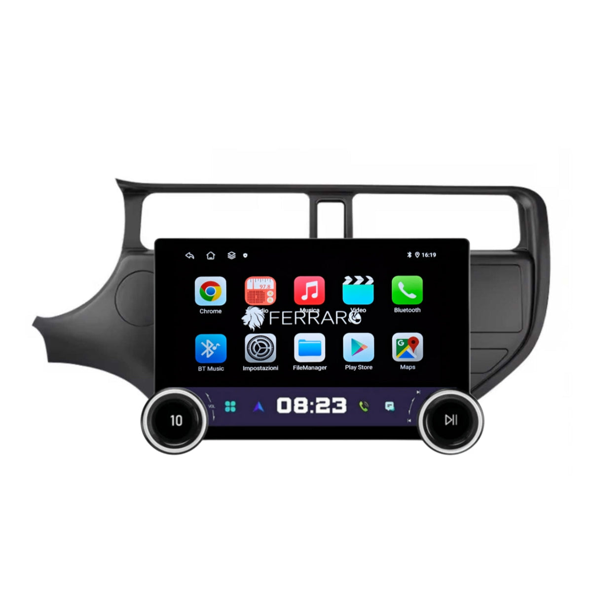 Autoradio per Kia Rio 11.8" 2K (2011-2015) Android, Bluetooth, CarPlay, Android Auto, 4/64GB Ram