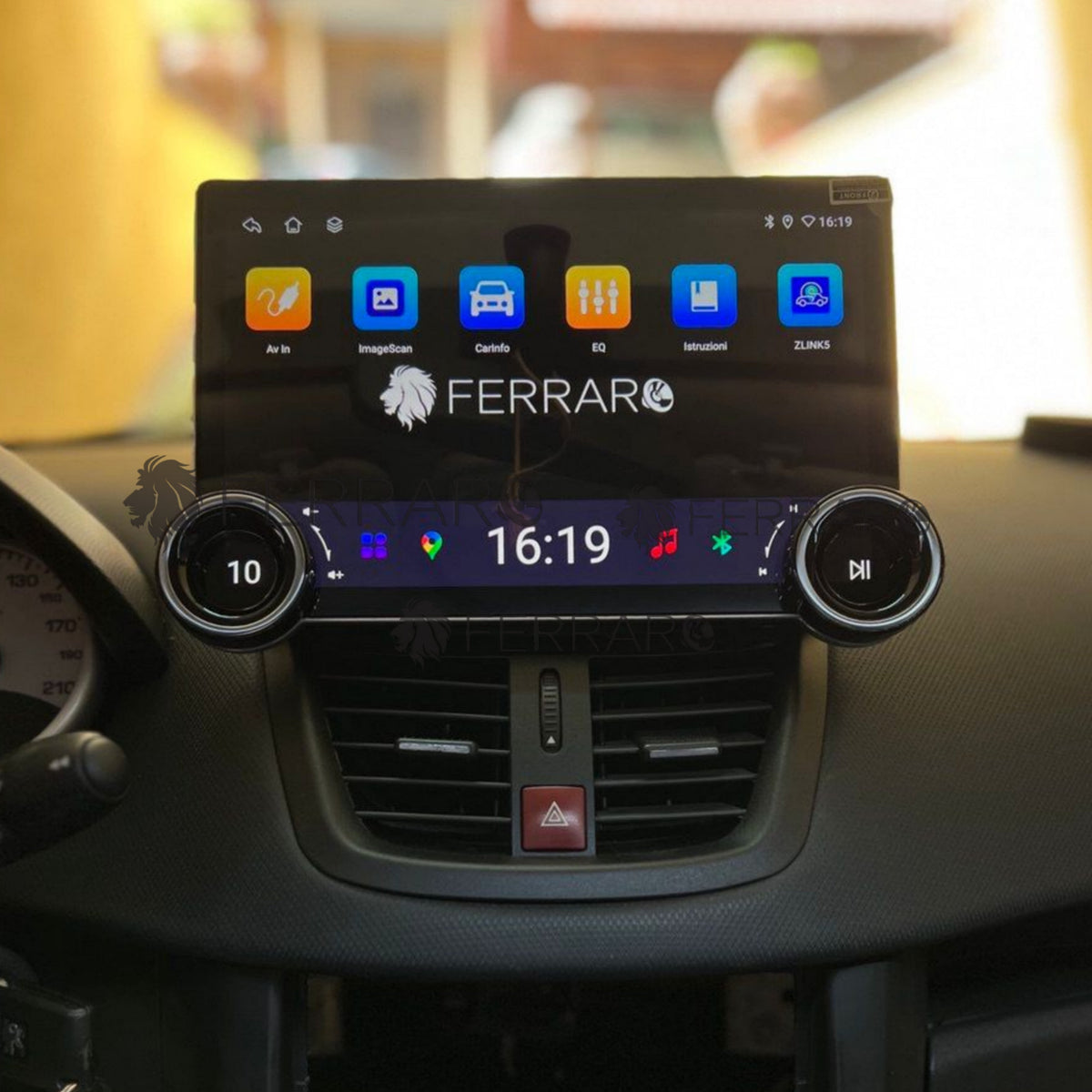 Autoradio per Peugeot 207/207cc 11.8" 2K (2006-2015) Android, Bluetooth, CarPlay, Android Auto, 4/64GB Ram
