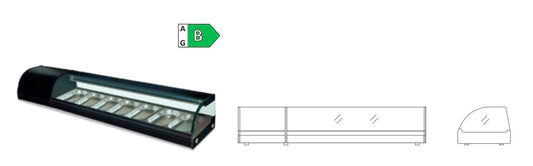 Espositore per sushi 1800mm