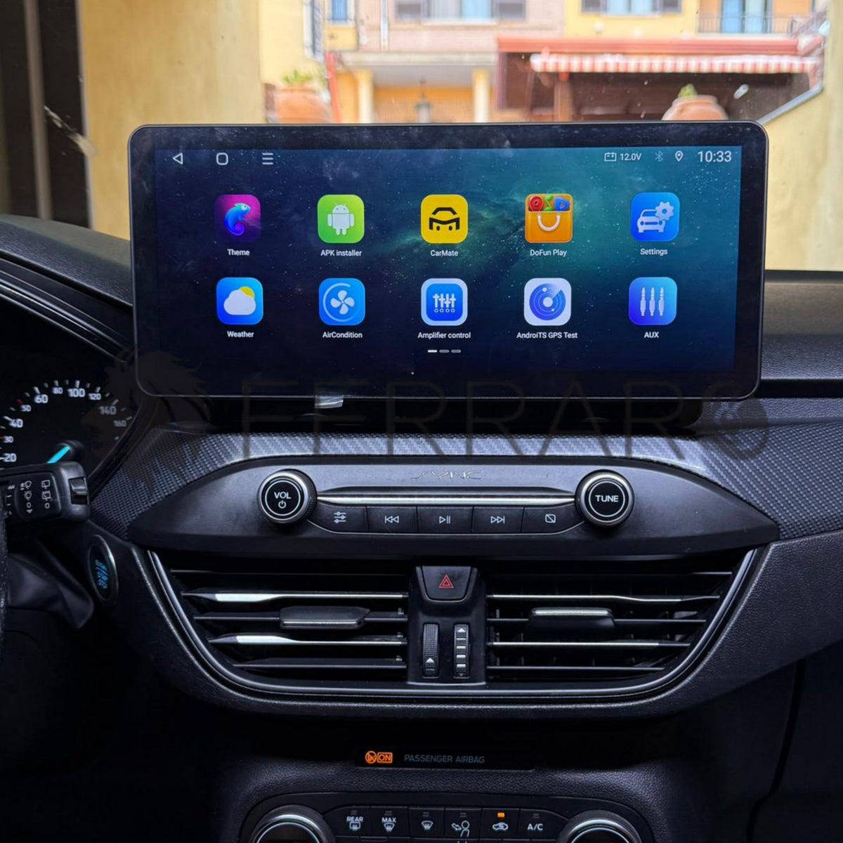 Autoradio per Ford Focus 4 12.3" (2018-2022) Android, Bluetooth, CarPlay, Android Auto, 4/64GB Ram