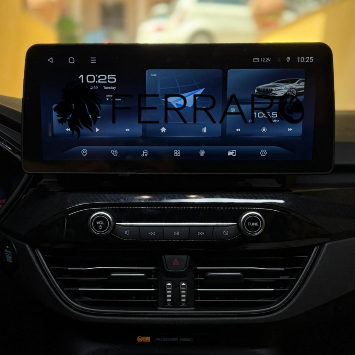 Autoradio per Ford Focus 4 12.3" (2018-2022) Android, Bluetooth, CarPlay, Android Auto, 4/64GB Ram