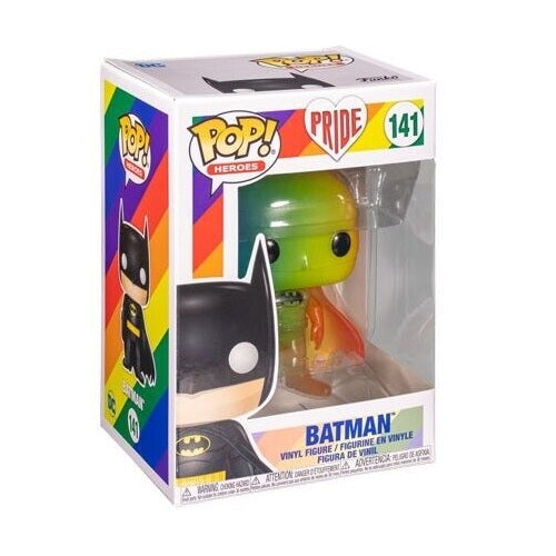 Funko Pop! Heroes - Pride (141) Batman Vinyl Figur 9cm Regenbogen Sammelfigur