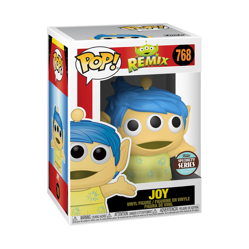 Funko Pop! Pixar Disney Remix - (768) Alien As Joy Specialty Gioia Inside Out / Toy Story