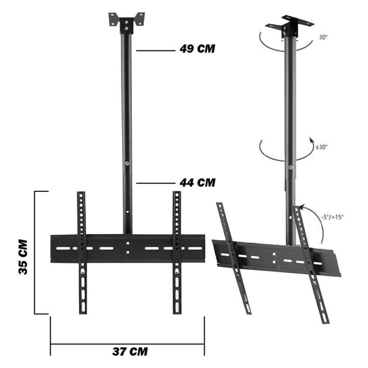 TV-Deckenhalterung mit verstellbarem Arm für LED-Fernseher 26"-32"-40"-55"-60"