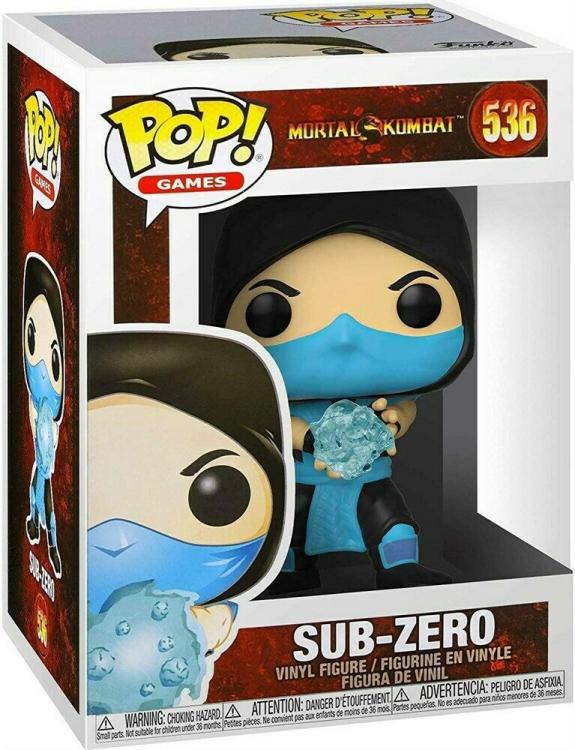 Funko Pop Mortal Kombat 536 - Sub-Zero Vinyl Actionfigur Sammelfigur
