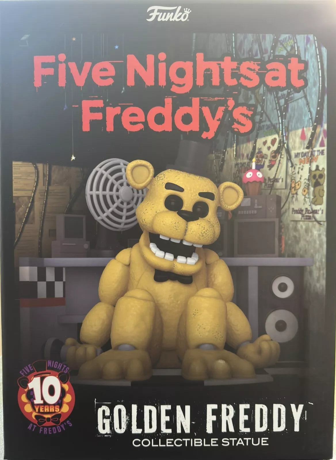 Funko Figur Five Nights At Freddy'S – (Golden Freddy) Groß 30Cm Fnaf 10th