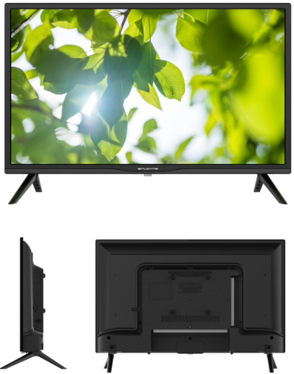 Sinudyne Smart TV LED 24 Zoll 12V HD DVB-T2/S2 HDMI Scart Hotel Wohnmobil Boot