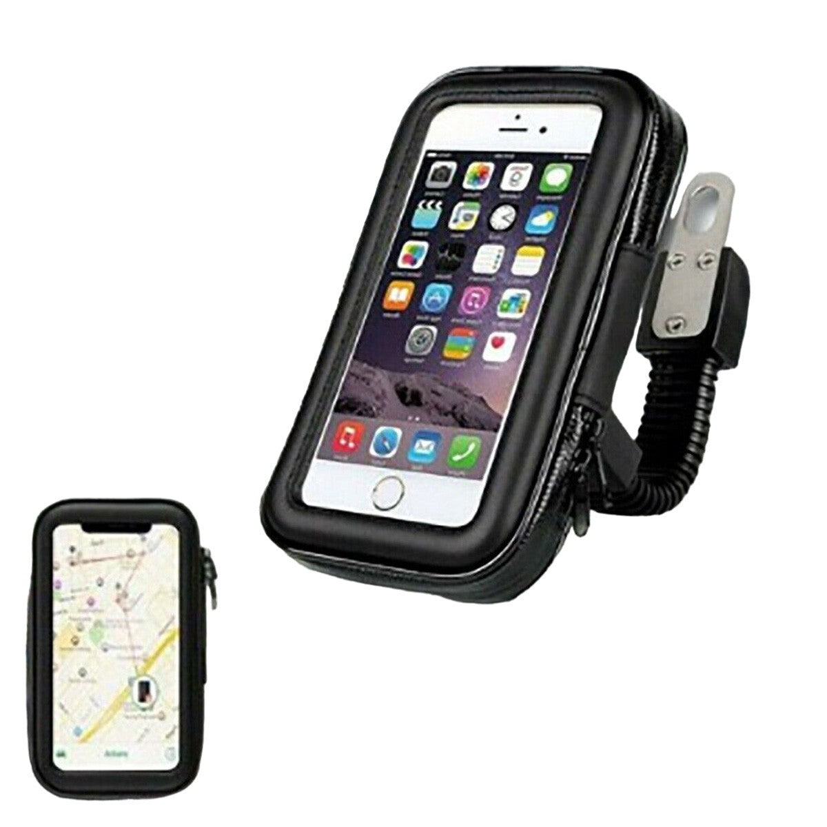 CUSTODIA SUPPORTO IMPERMEABILE MOTO BICI PORTA CELLULARE smartphon 6.5"