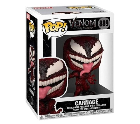 Funko Pop ! Marvel Let There Be Carnage Venom 2 - (889) Carnage Vinyl Figur 9cm