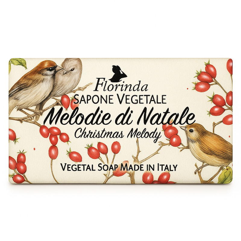 Florinda Saponetta Vegetale Mani E Corpo Melodie Di Natale 100 gr