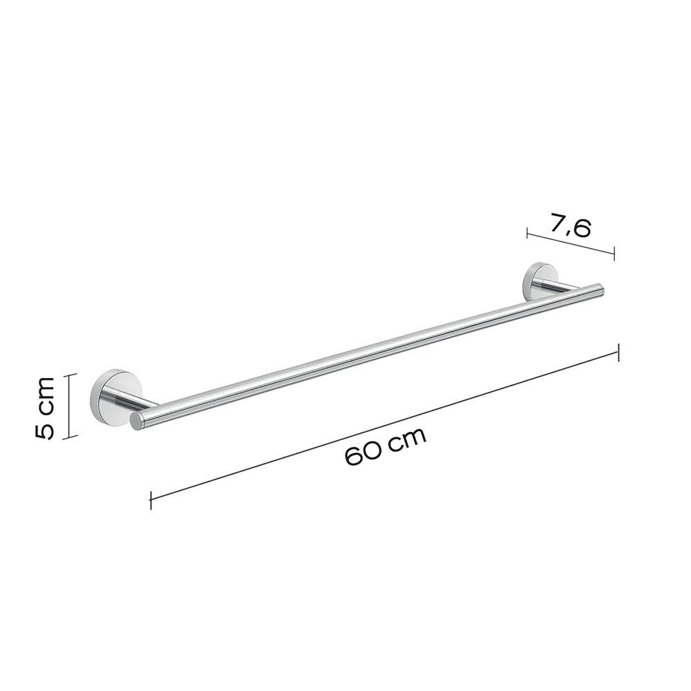 Set 2 portasalviette di GEDY linea Eros cromato