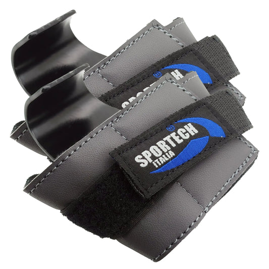 Ganci Palestra con imbottitura Hand Grip Versa Gripps Sollevamento Pesi Bodybuilding (Grey)