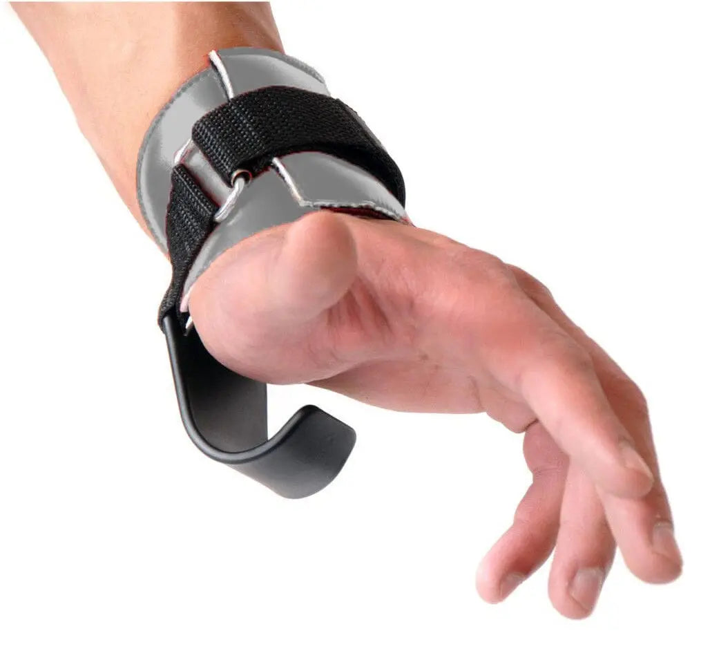 Ganci Palestra con imbottitura Hand Grip Versa Gripps Sollevamento Pesi Bodybuilding (Grey)