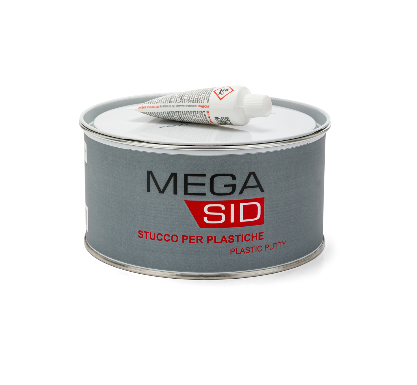Megasid Stucco per Plastica Riparazioni Paraurti e Manufatti in Plastica 750 gr