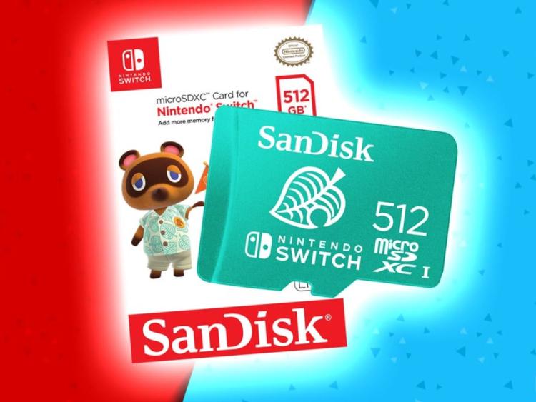 Nintendo Switch SanDisk microSDXC 512 GB Speicherkarte microSD Nintendo Animal Crossing