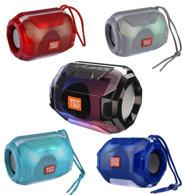 TRAGBARER LAUTSPRECHER 10W BLUETOOTH UKW-RADIO SD USB MP3 SMARTPHONE LAUTSPRECHER LED tg-162